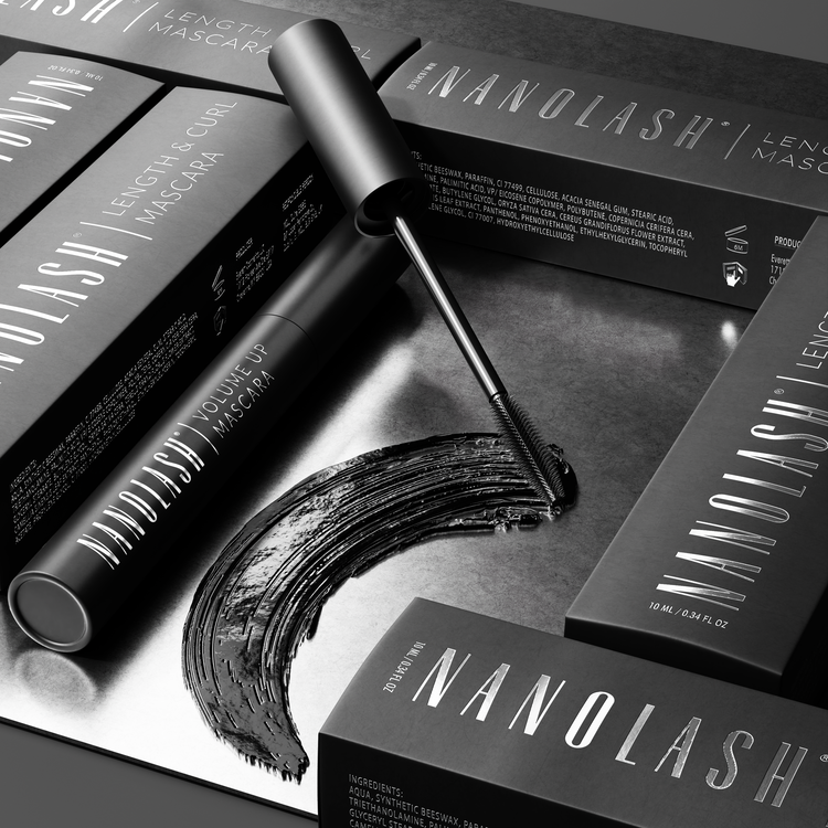 Les mascaras Volume Up and Length & Curl par la marque Nanolash