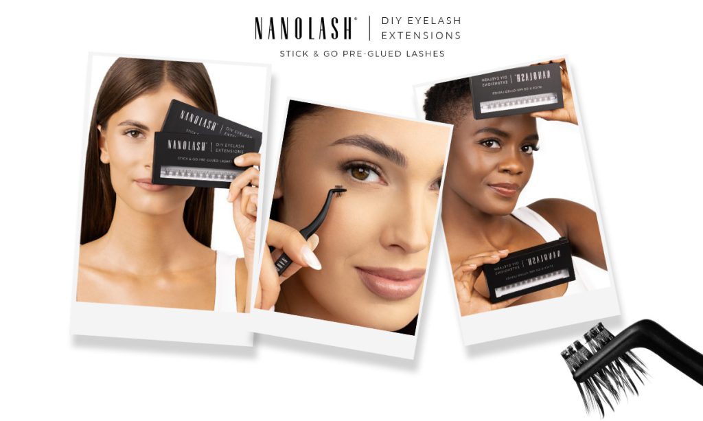 nanolash grappes cils pre colles